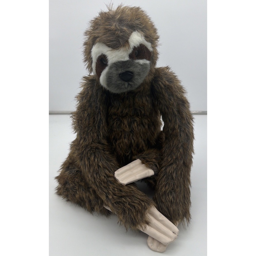 Melissa and Doug 22-inch Plush Sloth Stuffed Animal with Attaching Hands, Brown - Picture 1 of 8